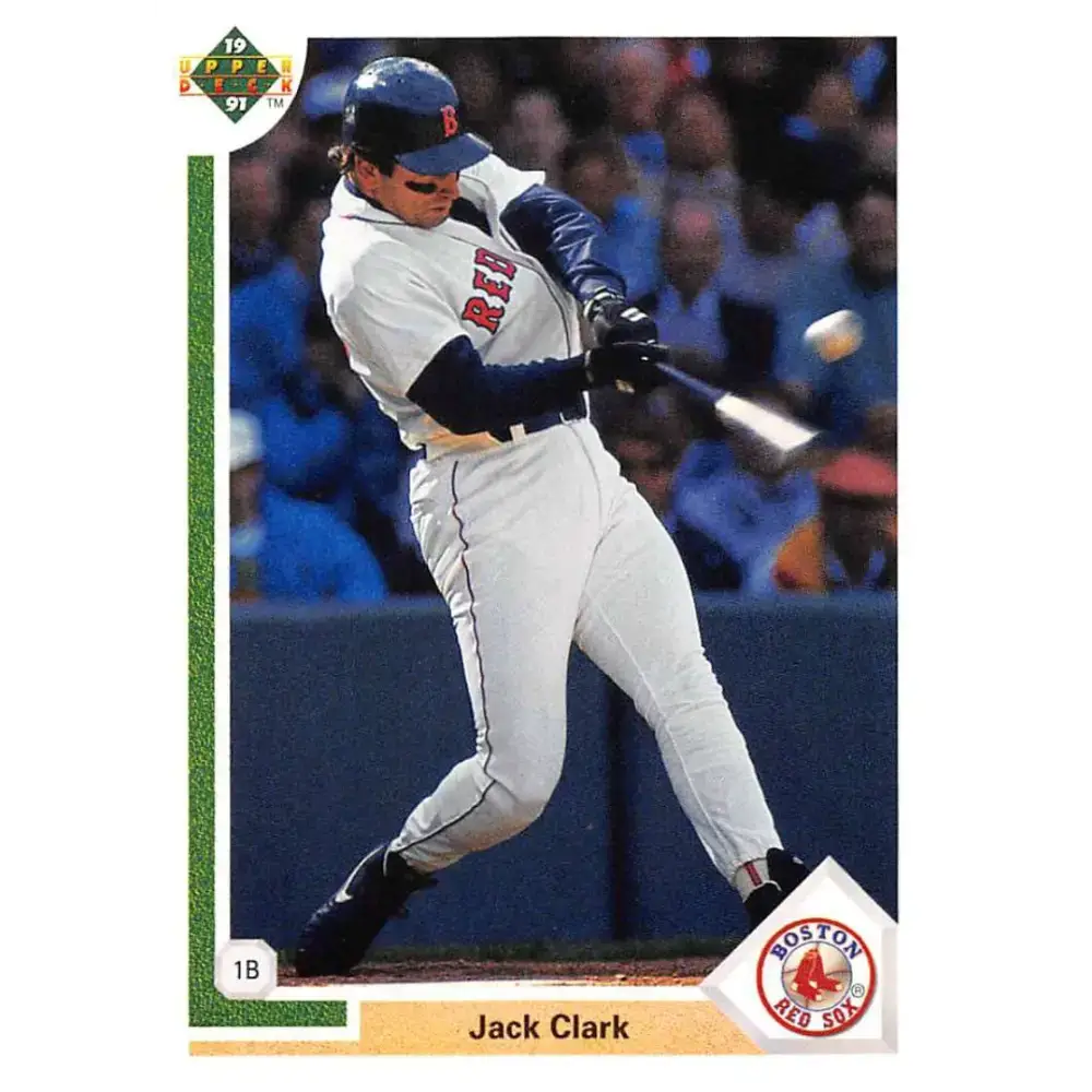 1991 Upper Deck #735 Jack Clark EX Excellent Boston Red Sox Baseball Card - Baseball Card Single