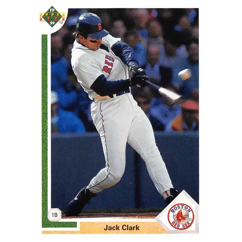 1991 Upper Deck #735 Jack Clark EX Excellent Boston Red Sox Baseball Card - Baseball Card Single