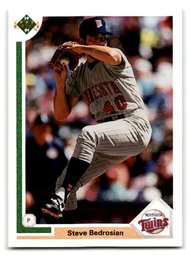 1991 Upper Deck #738 Steve Bedrosian NM-MT Twins ID:67271 - Baseball Card Single