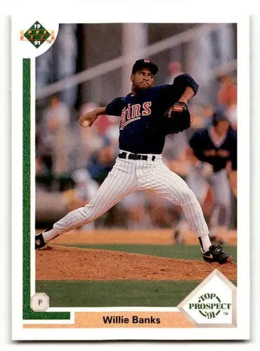 1991 Upper Deck #74 Willie Banks ID:46359 - Baseball Card Single