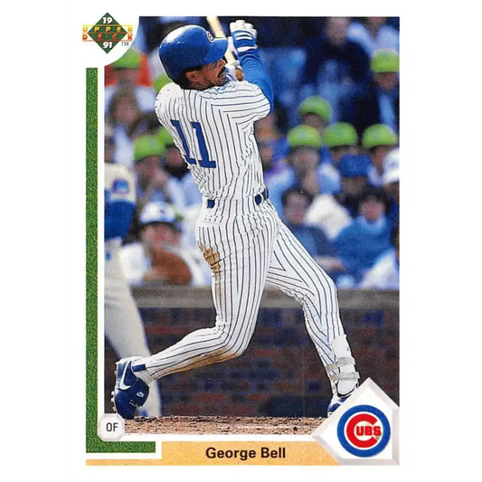 1991 Upper Deck #742 George Bell NM-MT Chicago Cubs Baseball Card - Baseball Card Single