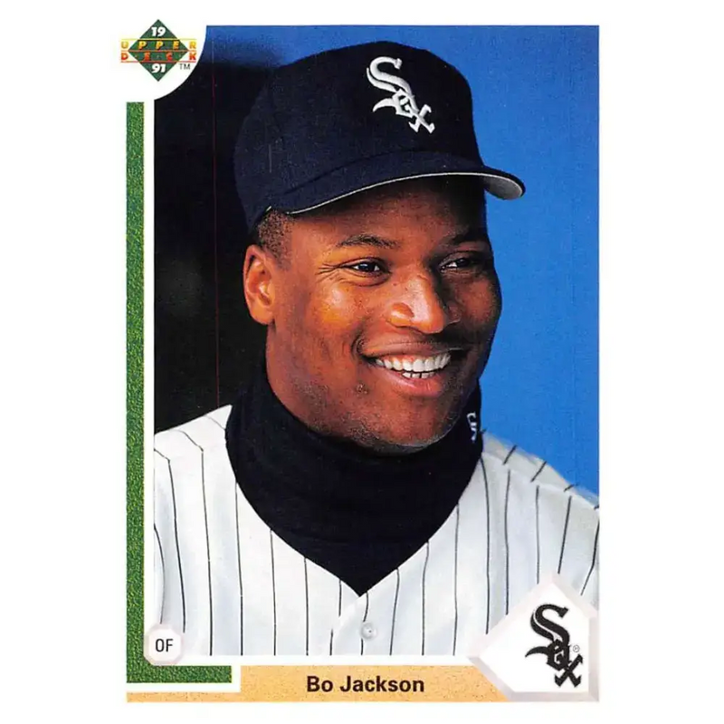 1991 Upper Deck #744 Bo Jackson EX Excellent Chicago White Sox Baseball Card - Baseball Card Single