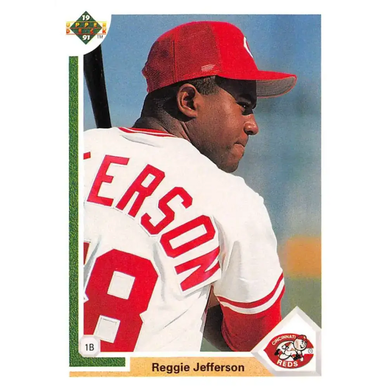 1991 Upper Deck #746 Reggie Jefferson NM-MT Cincinnati Reds Baseball Card - Baseball Card Single