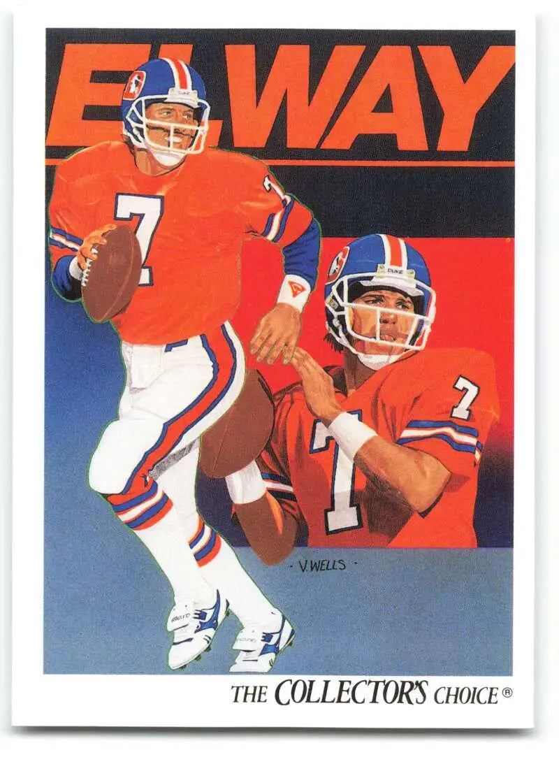 1991 Upper Deck #75 John Elway NM-MT Denver Broncos Football Card - Football Card Single