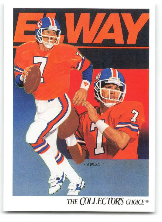 1991 Upper Deck #75 John Elway NM-MT Denver Broncos Football Card - Football Card Single