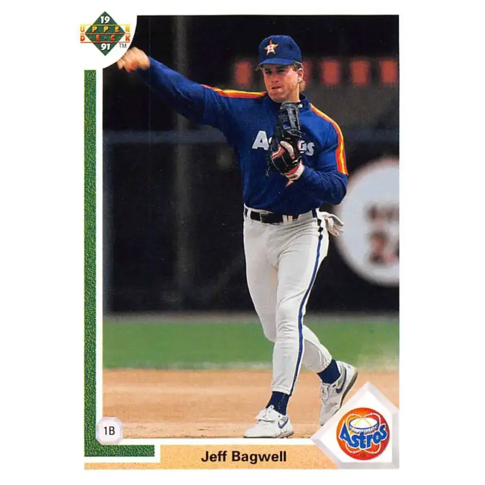 1991 Upper Deck #755 Jeff Bagwell EX Excellent RC Rookie Houston Astros Baseball Card - Baseball Card Single