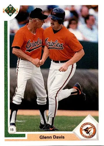 1991 Upper Deck #757 Glenn Davis ID:45637 - Baseball Card Single
