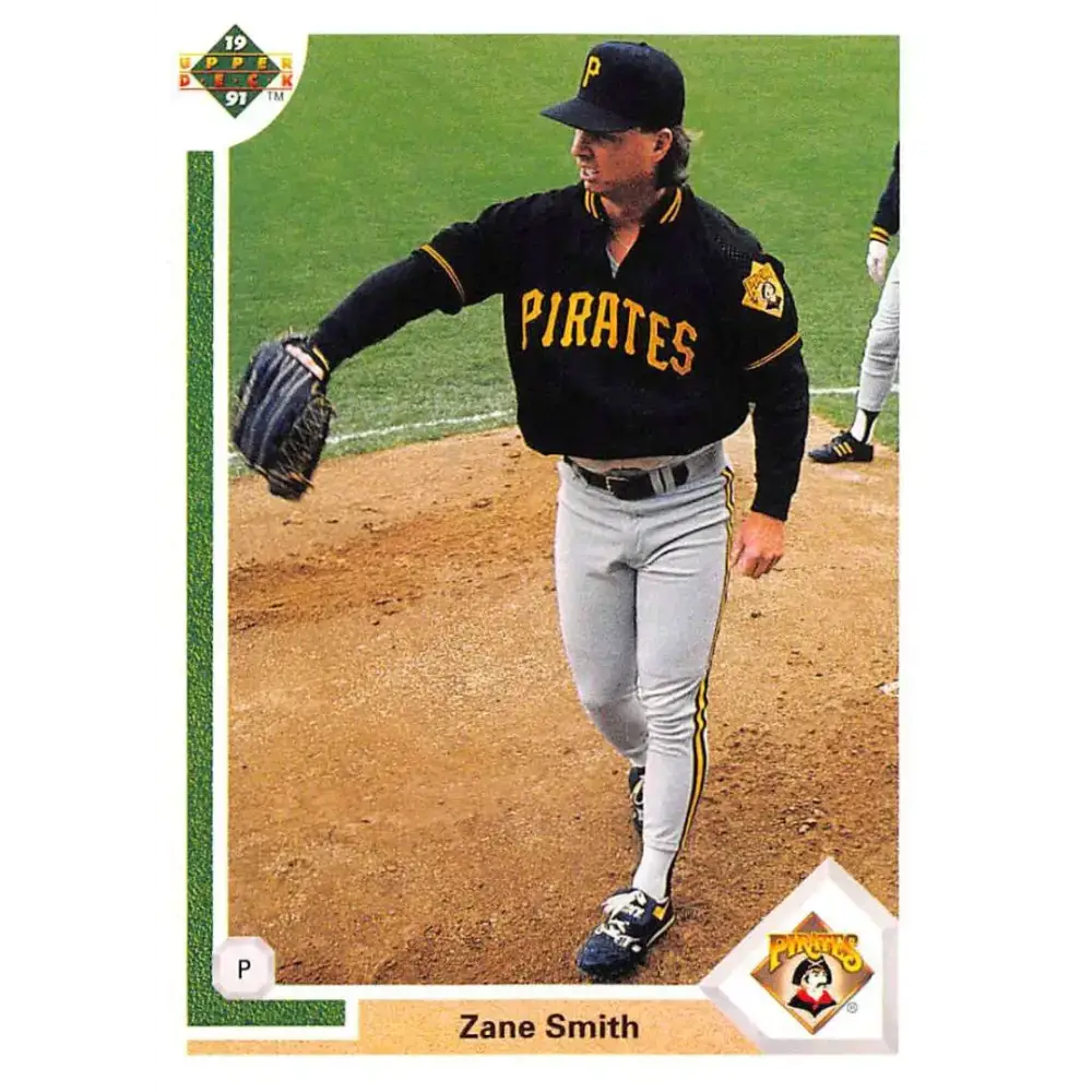 1991 Upper Deck #759 Zane Smith NM-MT Pittsburgh Pirates Baseball Card - Baseball Card Single
