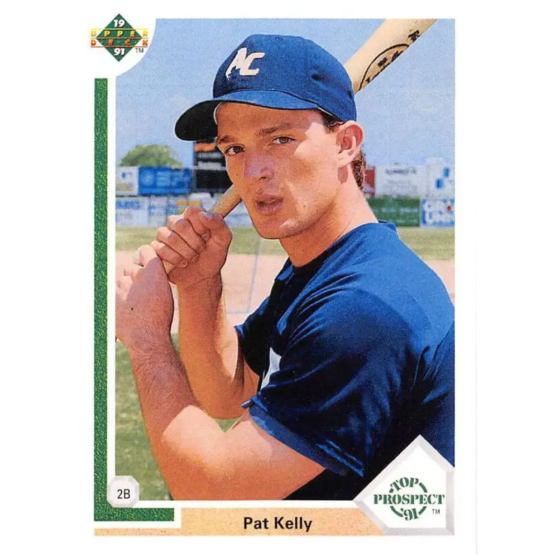 1991 Upper Deck #76 Pat Kelly EX Excellent RC Rookie New York Yankees Baseball Card - Baseball Card Single