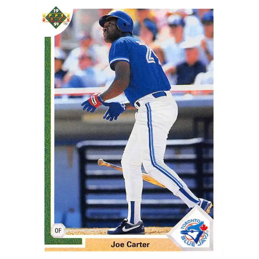 1991 Upper Deck #765 Joe Carter EX Excellent Toronto Blue Jays Baseball Card