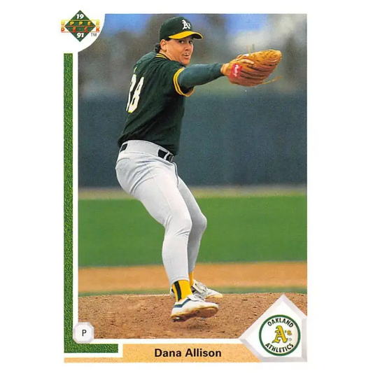 1991 Upper Deck #771 Dana Allison NM-MT RC Rookie Oakland Athletics Baseball Card - Baseball Card Single
