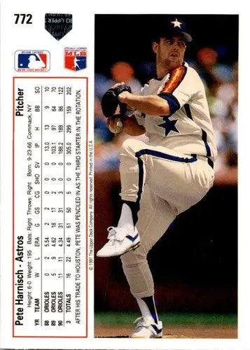 1991 Upper Deck #772 Pete Harnisch ID:45718 - Baseball Card Single