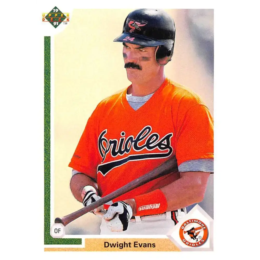 1991 Upper Deck #776 Dwight Evans EX Excellent Baltimore Orioles Baseball Card