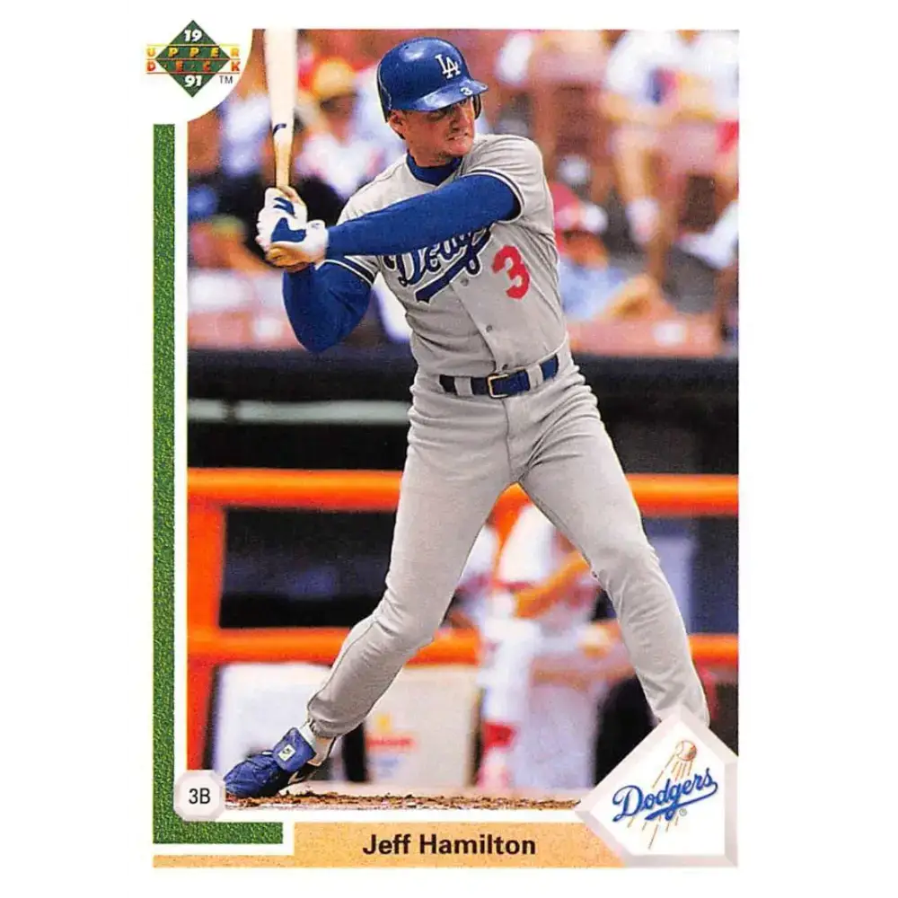 1991 Upper Deck #779 Jeff Hamilton NM-MT Los Angeles Dodgers Baseball Card - Baseball Card Single