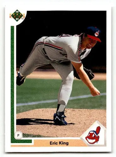 1991 Upper Deck #782 Eric King Cleveland Indians Baseball Cards NM N ID:54276 - Baseball Card Single