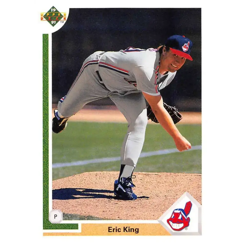 1991 Upper Deck #782 Eric King EX Excellent Cleveland Indians Baseball Card
