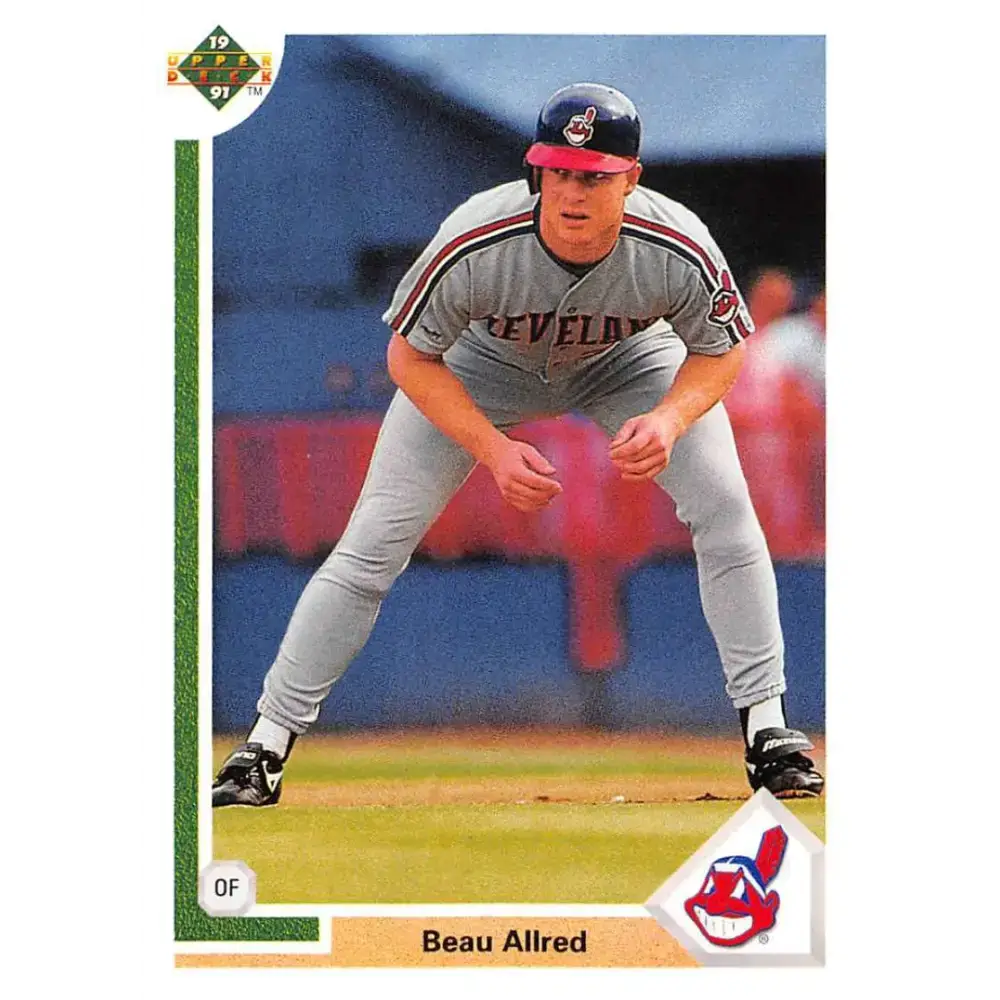 1991 Upper Deck #784 Beau Allred NM-MT Cleveland Indians Baseball Card - Baseball Card Single