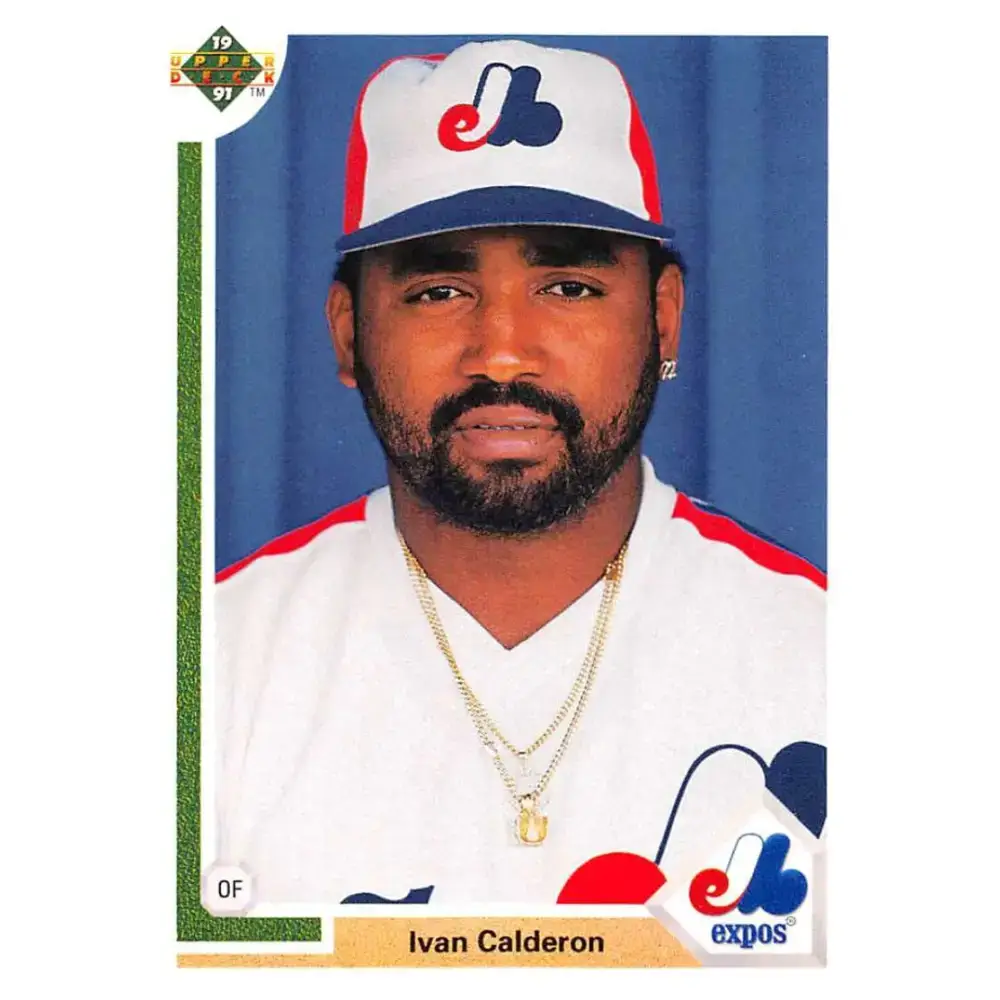 1991 Upper Deck #786 Ivan Calderon NM-MT Montreal Expos Baseball Card - Baseball Card Single