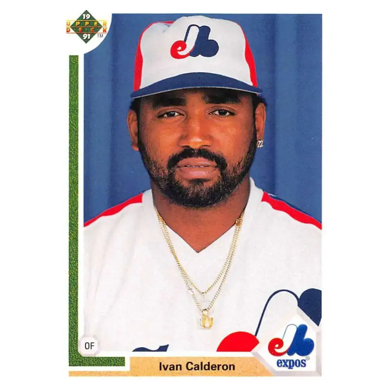 1991 Upper Deck #786 Ivan Calderon NM-MT Montreal Expos Baseball Card - Baseball Card Single