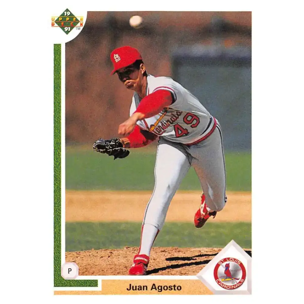 1991 Upper Deck #788 Juan Agosto EX Excellent St. Louis Cardinals Baseball Card - Baseball Card Single