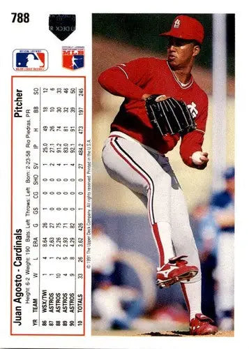 1991 Upper Deck #788 Juan Agosto ID:45701 - Baseball Card Single