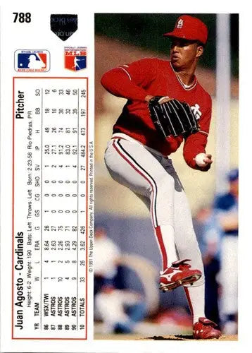 1991 Upper Deck #788 Juan Agosto ID:45702 - Baseball Card Single