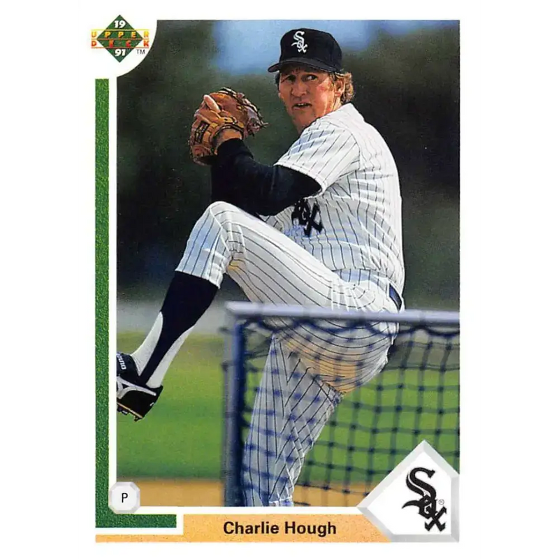 1991 Upper Deck #792 Charlie Hough EX Excellent Chicago White Sox Baseball Card - Baseball Card Single
