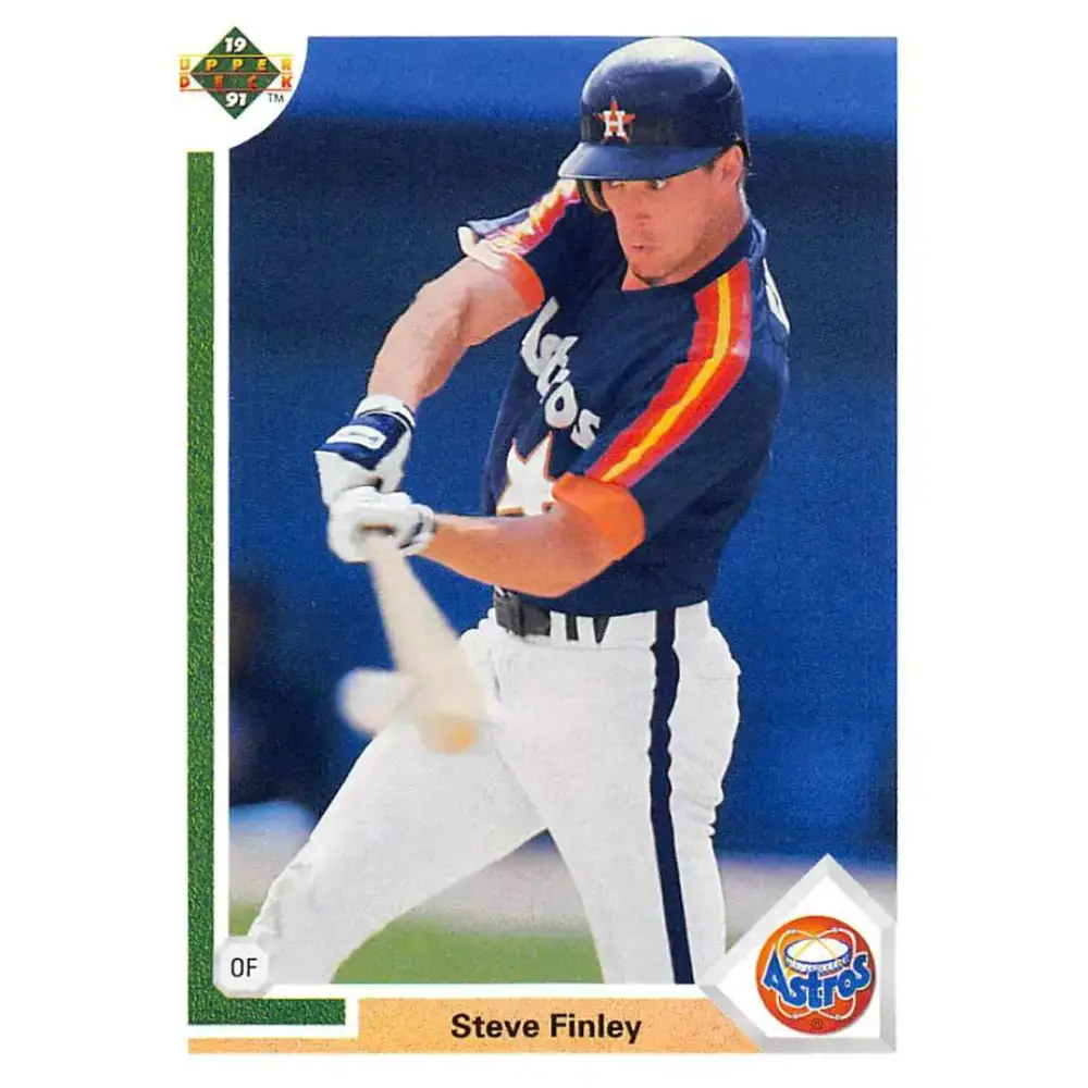 1991 Upper Deck #794 Steve Finley NM-MT Houston Astros Baseball Card - Baseball Card Single