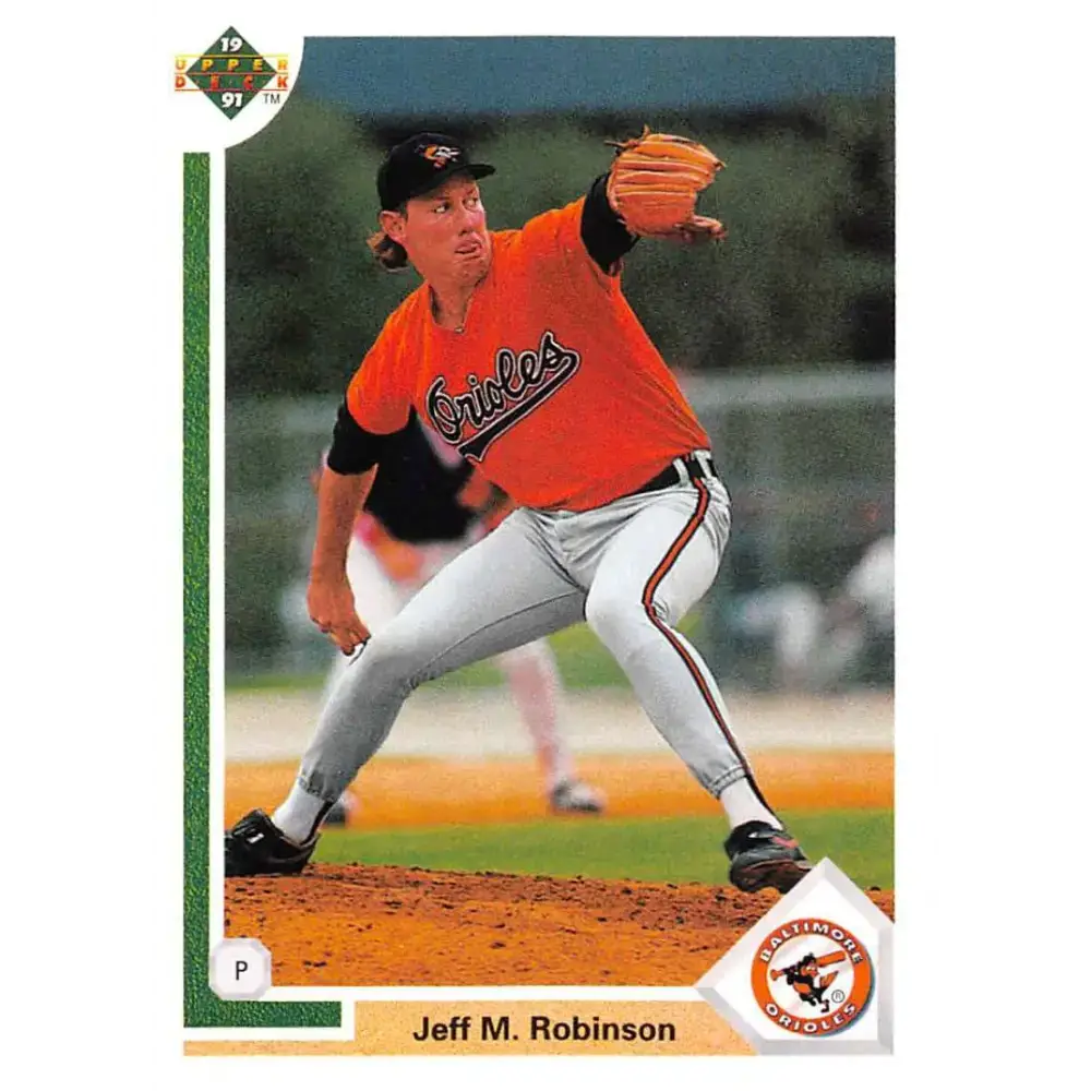 1991 Upper Deck #796 Jeff Robinson NM-MT Baltimore Orioles Baseball Card - Baseball Card Single
