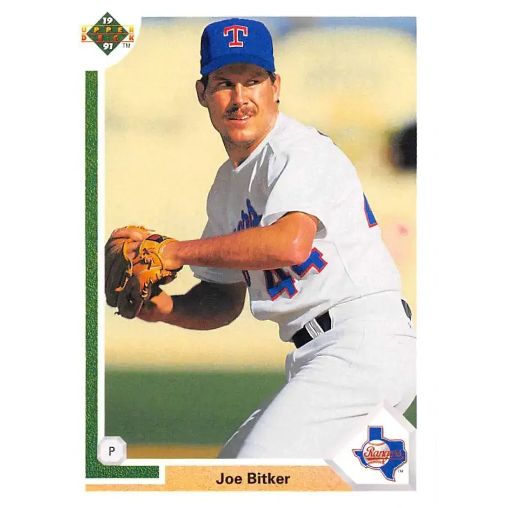 1991 Upper Deck #797 Joe Bitker NM-MT RC Rookie Texas Rangers Baseball Card - Baseball Card Single