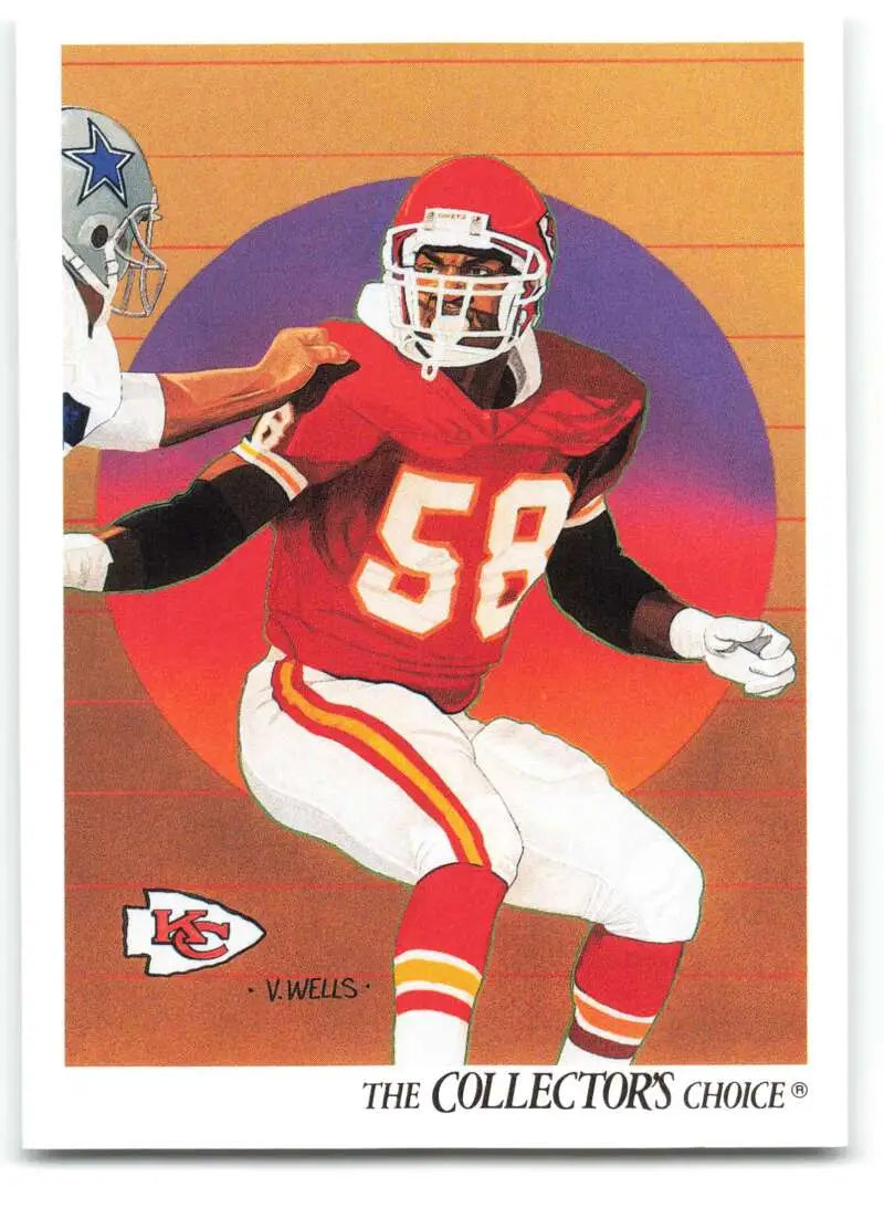 1991 Upper Deck #80 Derrick Thomas NM-MT Kansas City Chiefs Football Card - Football Card Single
