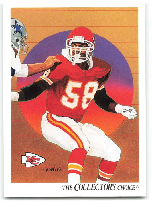 1991 Upper Deck #80 Derrick Thomas NM-MT Kansas City Chiefs Football Card - Football Card Single