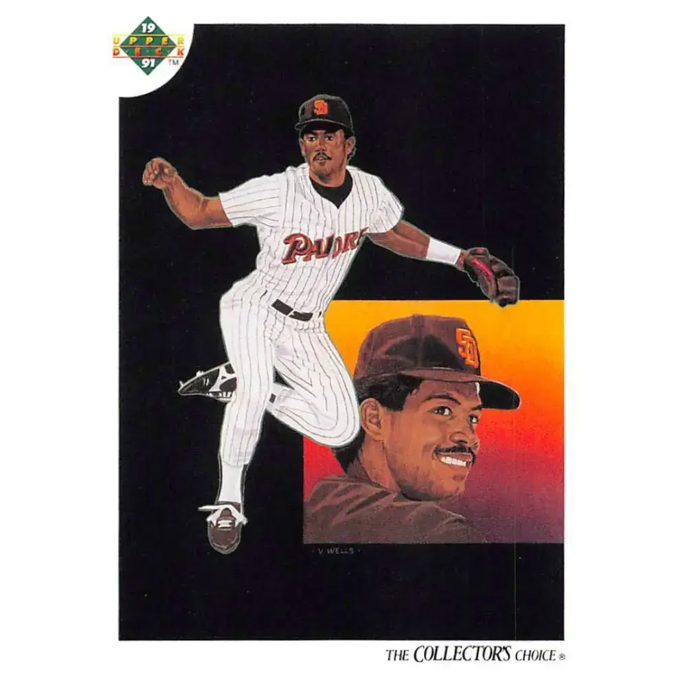 1991 Upper Deck #80 Roberto Alomar EX Excellent San Diego Padres Baseball Card - Baseball Card Single