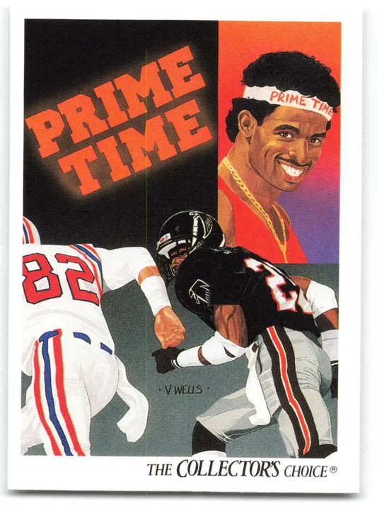 1991 Upper Deck #85 Deion Sanders NM-MT Atlanta Falcons Football Card - Football Card Single