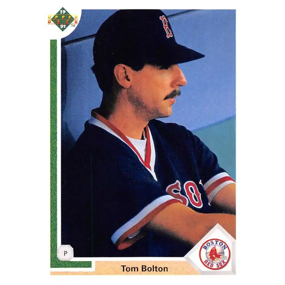 1991 Upper Deck #86 Tom Bolton EX Excellent Boston Red Sox Baseball Card - Baseball Card Single