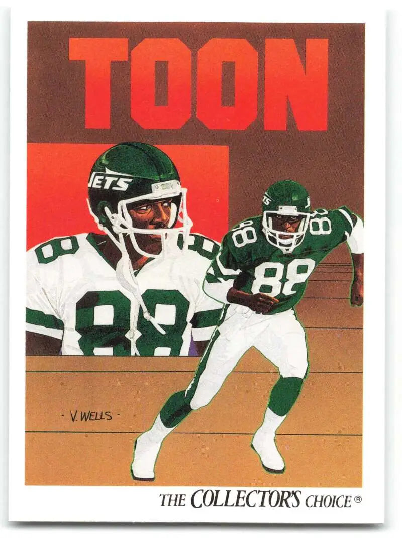 1991 Upper Deck #88 Al Toon NM-MT New York Jets Football Card - Football Card Single