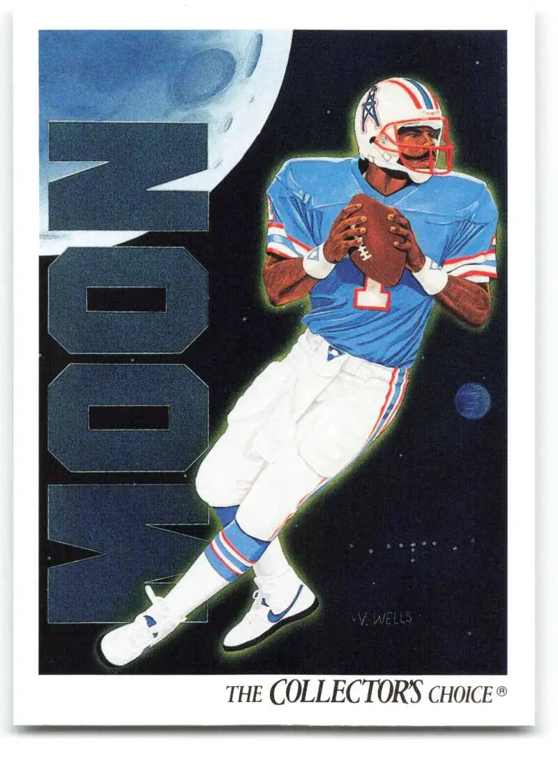 1991 Upper Deck #90 Warren Moon NM-MT Houston Oilers Football Card - Football Card Single