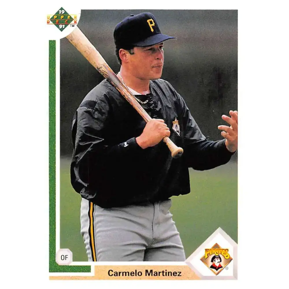 1991 Upper Deck #92 Carmelo Martinez NM-MT Pittsburgh Pirates Baseball Card - Baseball Card Single