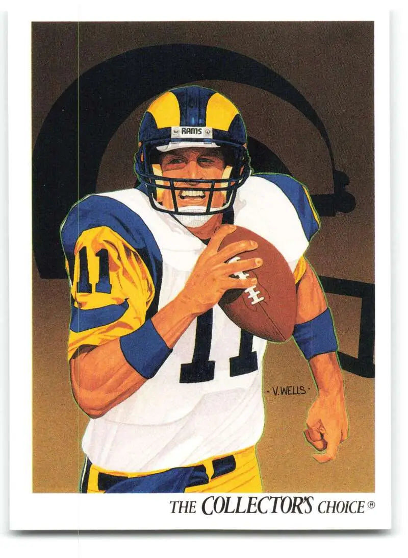 1991 Upper Deck #94 Jim Everett NM-MT Los Angeles Rams Football Card - Football Card Single