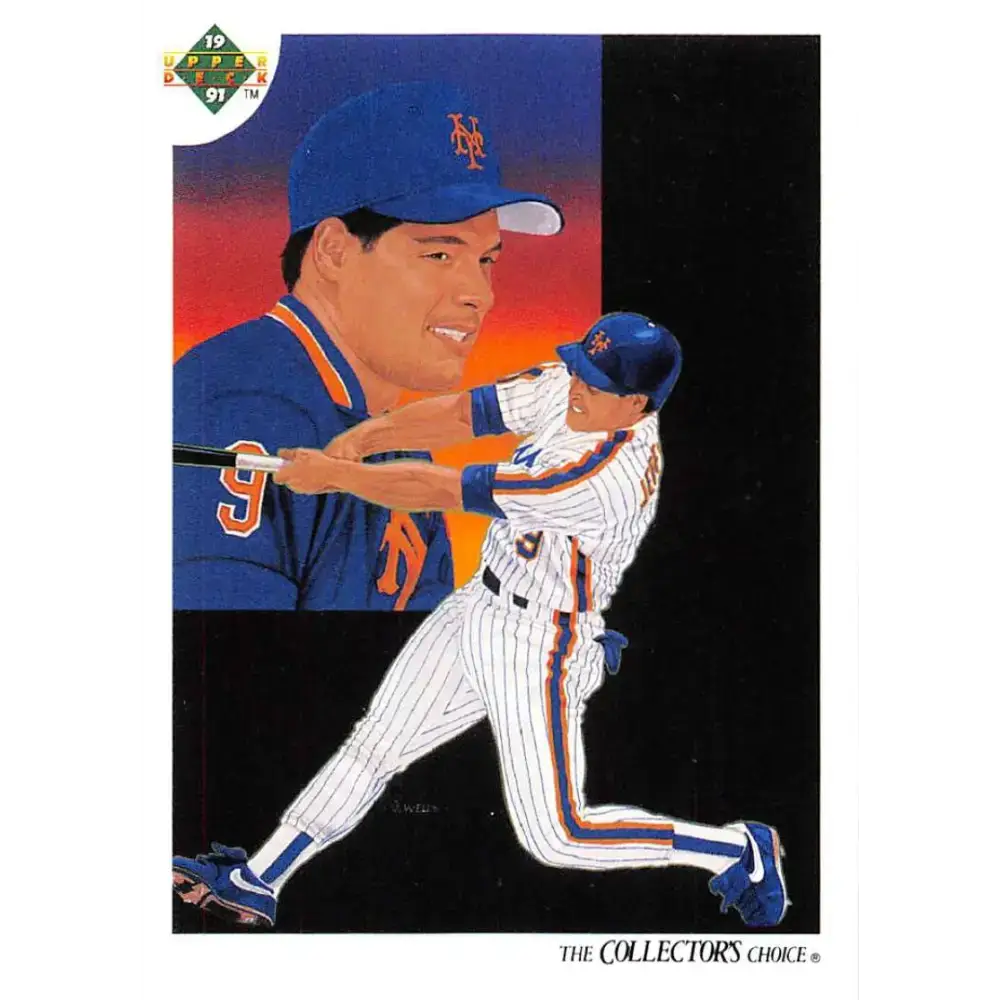 1991 Upper Deck #95 Gregg Jefferies TC NM-MT New York Mets Baseball Card - Baseball Card Single