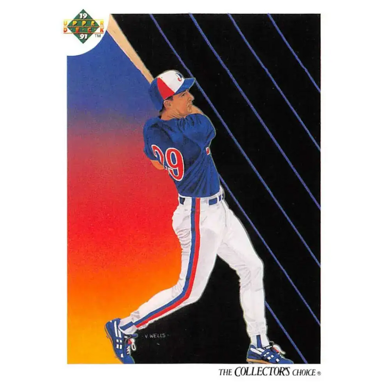 1991 Upper Deck #96 Tim Wallach EX Excellent Montreal Expos Baseball Card - Baseball Card Single