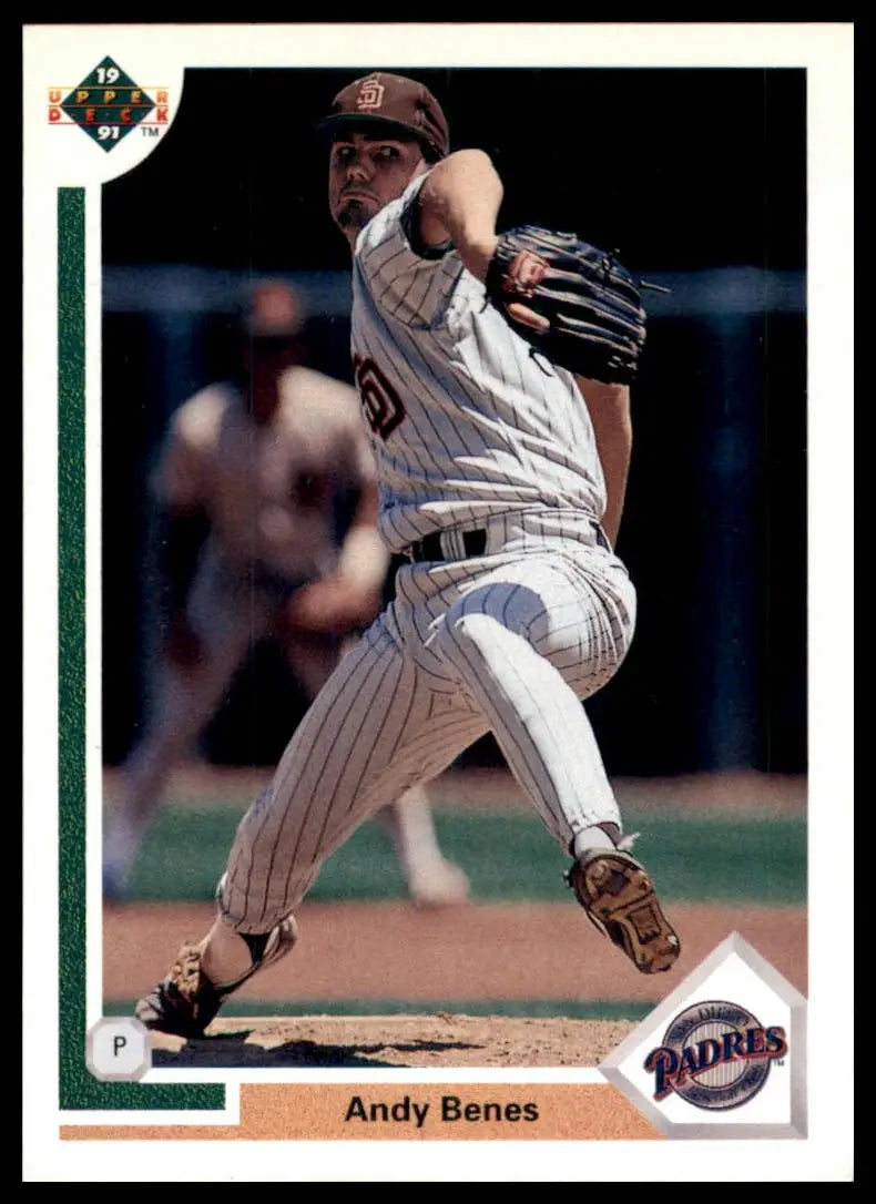 1991 Upper Deck Andy Benes 275 San Diego Padres NM - Baseball Card Single