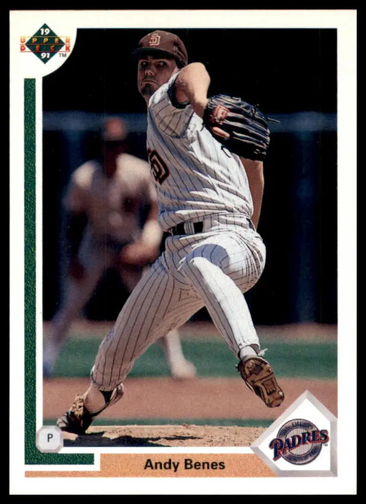 1991 Upper Deck Andy Benes 275 San Diego Padres NM - Baseball Card Single