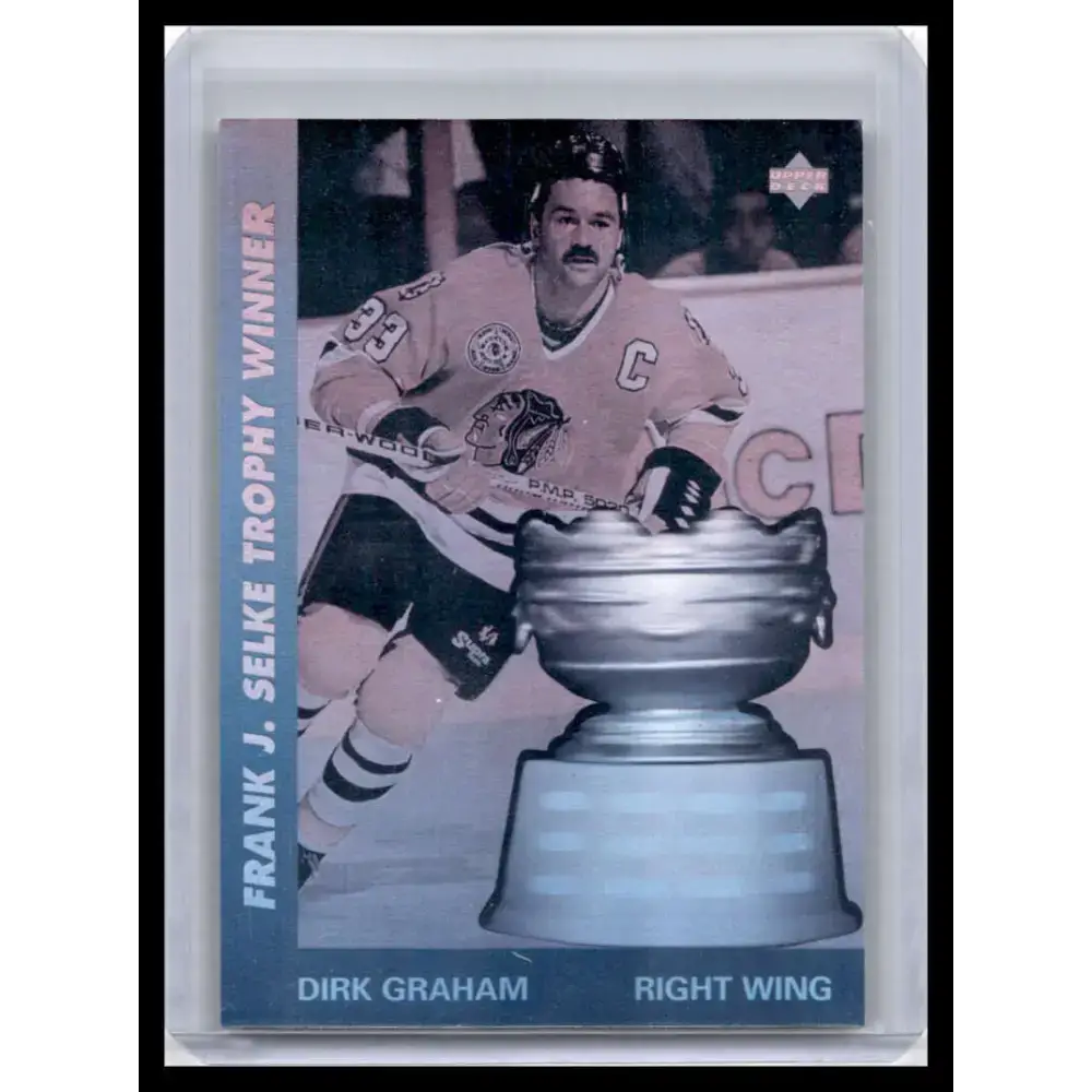 1991 Upper Deck #AW8 Dirk Graham NM-MT Chicago Blackhawks Hockey Card - Hockey Card Single