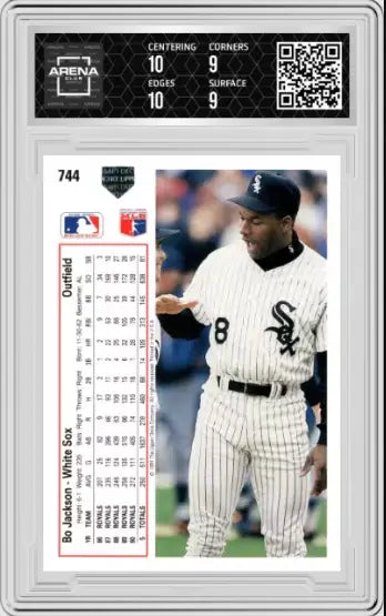 1991 Upper Deck Bo Jackson #744 Baseball AC 9.5 - Baseball Card Single