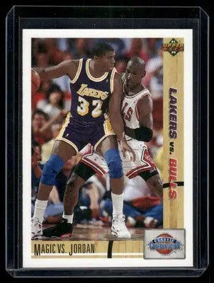1991. Upper Deck Classic Confrontation Magic Johnson Michael Jordan #34