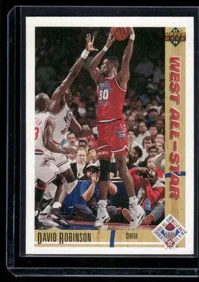 1991 Upper Deck David Robinson #58 Basketball - Basketball Card Single