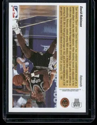 1991 Upper Deck David Robinson #AW6 Basketball - Basketball Card Single