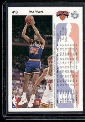 1991 Upper Deck Doc Rivers #413 Basketball - Basketball Card Single