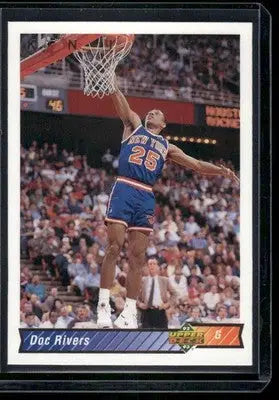 1991 Upper Deck Doc Rivers #413 Basketball - Basketball Card Single